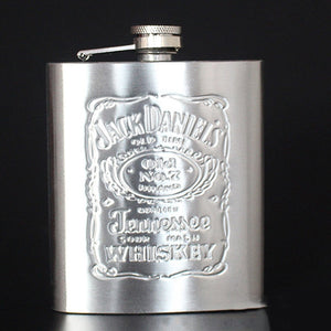 Portable Stainless Steel Hip Flask  Alcohol Bottle