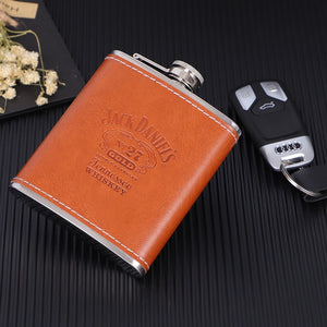 Portable Stainless Steel Hip Flask  Alcohol Bottle