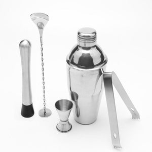 12pcs/set Stainless Steel Cocktail Hand Shaker Tool Kit with Holder