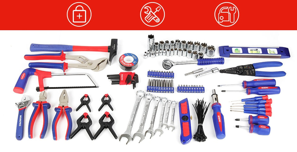 WORKPRO 139PC Home Tools Set