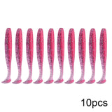 10pcs Soft Lures Silicone Bait 7cm 2g