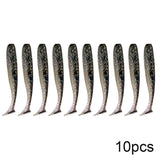 10pcs Soft Lures Silicone Bait 7cm 2g