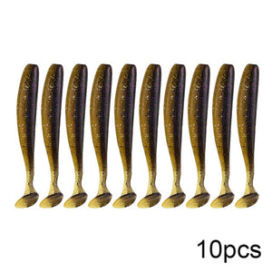 10pcs Soft Lures Silicone Bait 7cm 2g