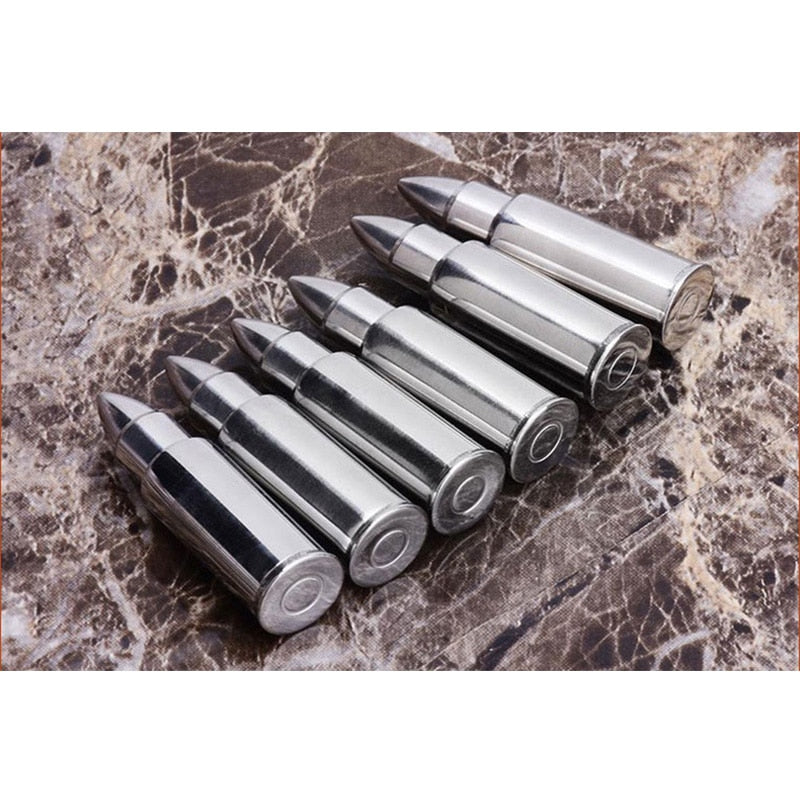 Stainless steel Bullet ice cubes