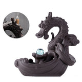 Ceramic Backflow Dragon Smoke Waterfall