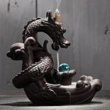 Ceramic Backflow Dragon Smoke Waterfall