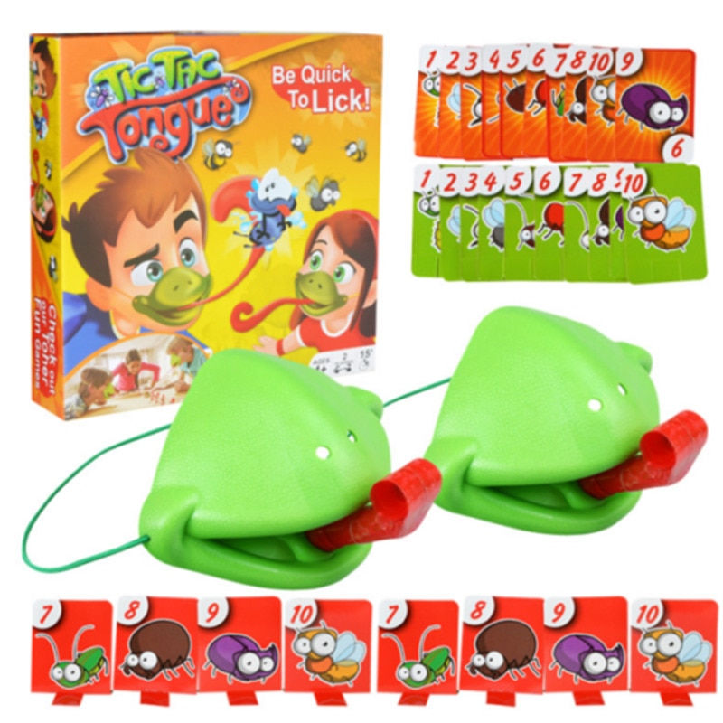 Frog mouth Take Card Tongue Tic-Tac