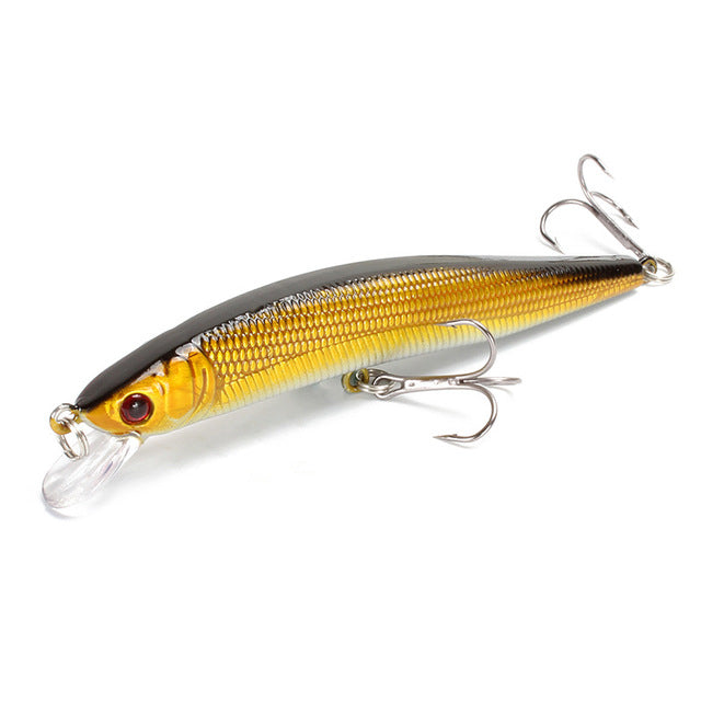 Fishing Lure 3D Eyes Floating Minnow  Laser Wobblers