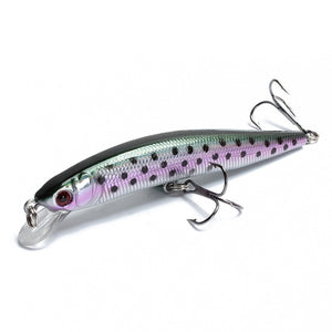 Fishing Lure 3D Eyes Floating Minnow  Laser Wobblers