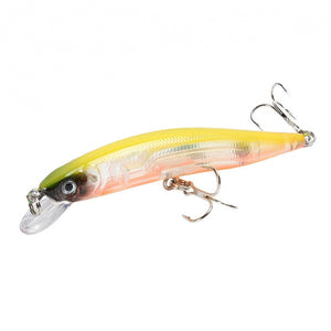 Fishing Lure 3D Eyes Floating Minnow  Laser Wobblers