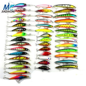 2020 Minnow JIADIAONI 43pcs/lot Fly Fishing Lure Set