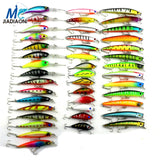 2020 Minnow JIADIAONI 43pcs/lot Fly Fishing Lure Set