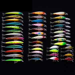 2020 Minnow JIADIAONI 43pcs/lot Fly Fishing Lure Set