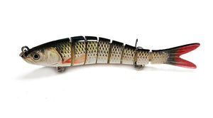 8 Section Fishing Lure 14cm 25g Multi Jointed Lures Bait