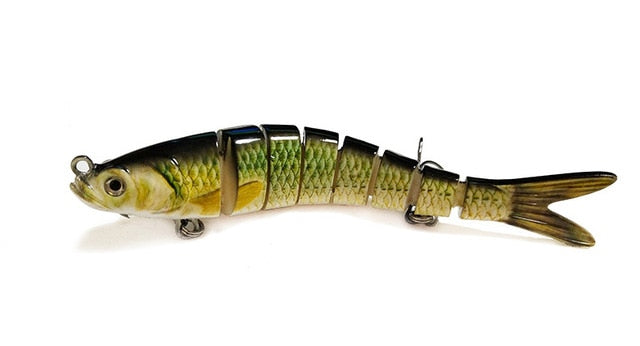 8 Section Fishing Lure 14cm 25g Multi Jointed Lures Bait