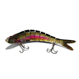 8 Section Fishing Lure 14cm 25g Multi Jointed Lures Bait