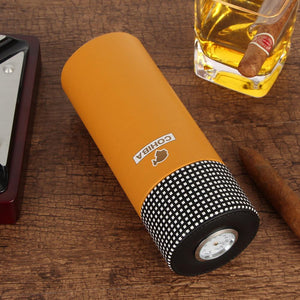 COHIBA Leather Travel Cigar Box