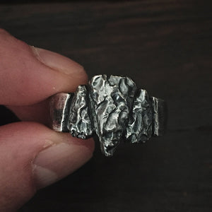 Men's Viking Ring  Steel Biker Rings