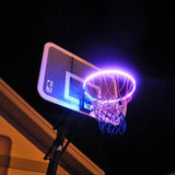 LED Basket Hoop Solar Light Playing At Night