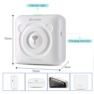 Portable Pocket Photo Printer Wireless Bluetooth