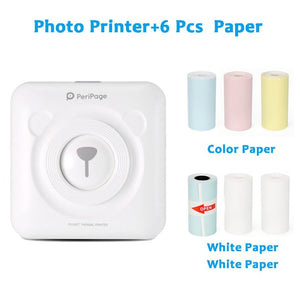 Portable Pocket Photo Printer Wireless Bluetooth