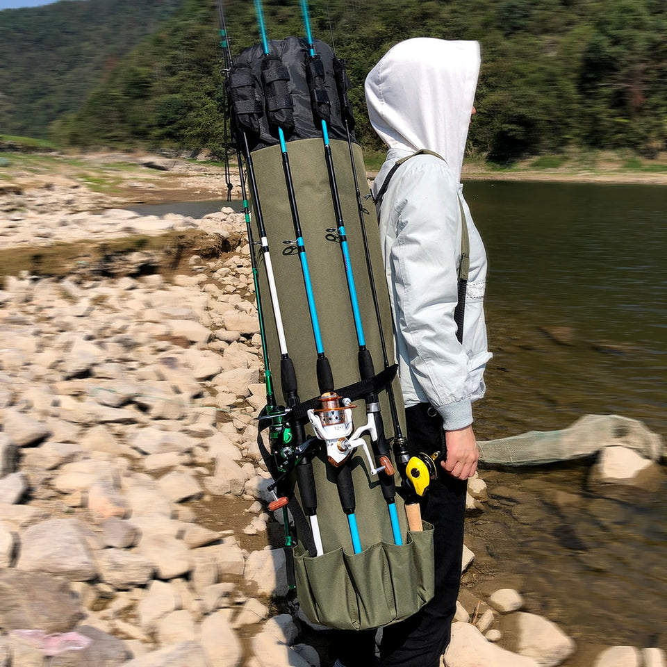 Fishing Bag Portable Multifunction Rod Bag Case