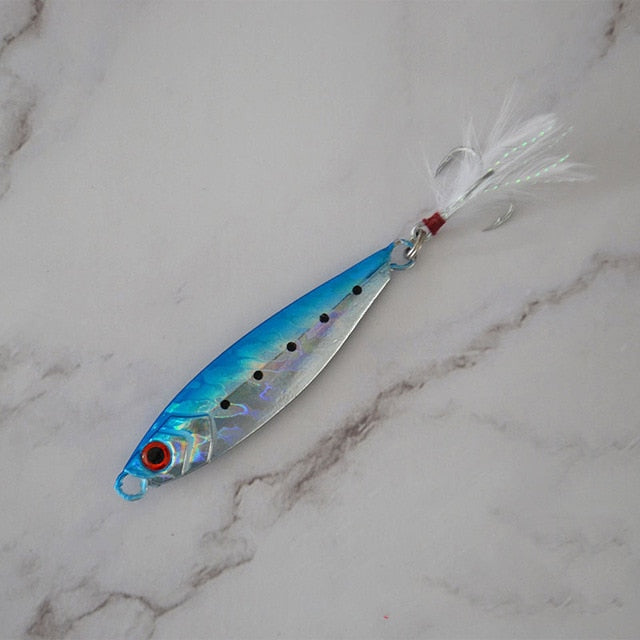 New Metal Cast Jig Spoon 5/10/15/20/24/30g Shore Casting Jigging