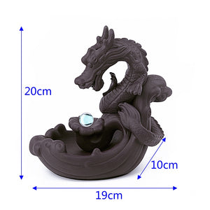 Ceramic Backflow Dragon Smoke Waterfall