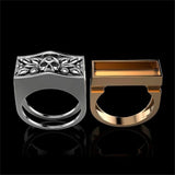 New Gold Silver Vintage Skull Male Ring