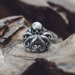 Octopus Skull Ring