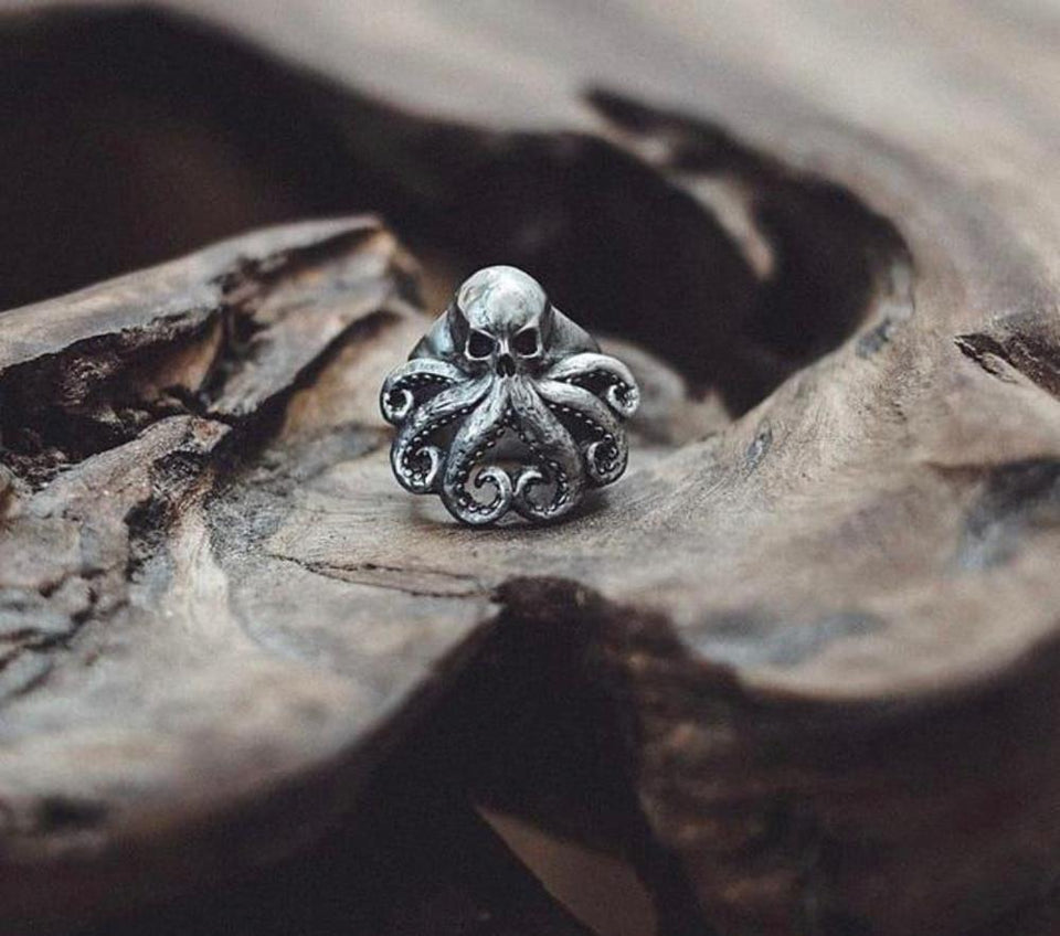 Octopus Skull Ring