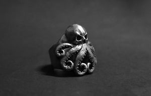 Octopus Skull Ring