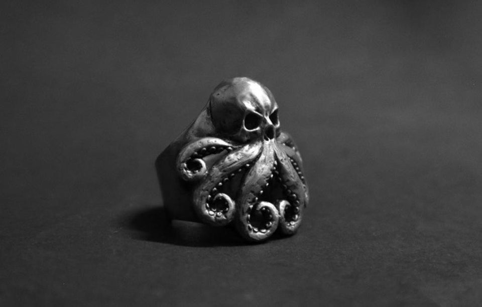 Octopus Skull Ring