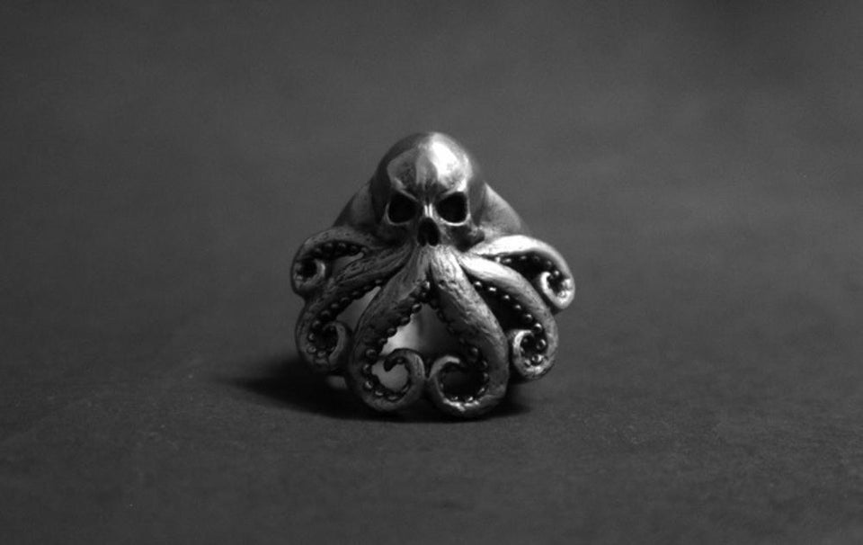 Octopus Skull Ring