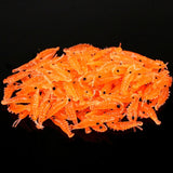 New Design 100pcs Soft Silicone  Shrimp Fishing Lures 2.7cm