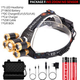 Powerful LED Headlight  5LED T6 Head Lamp