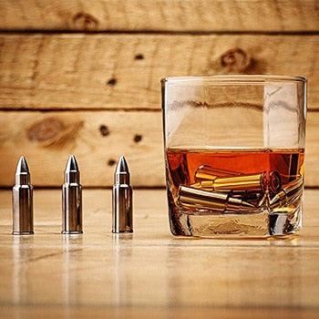 Stainless steel Bullet ice cubes