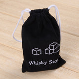 6pcs 100% Natural Whiskey Champagne Stones Sipping Ice Cube