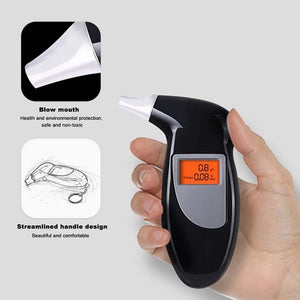 1PCS Handheld Backlight Digital Alcohol Breath Tester