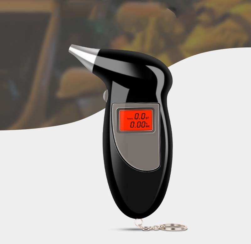 1PCS Handheld Backlight Digital Alcohol Breath Tester