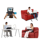 Adjustable Laptop Desk with Cooling Fan Portable