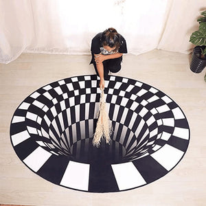 3D Vortex Illusion Rug Carpet