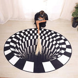 3D Vortex Illusion Rug Carpet