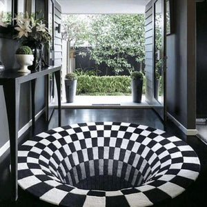 3D Vortex Illusion Rug Carpet