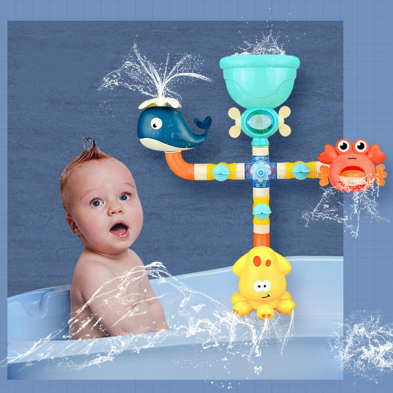 Gift for your Baby - Bath Toys Pipeline Water Spray Shower