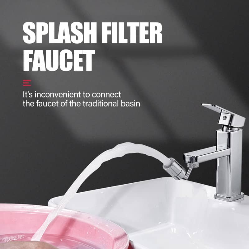 Universal Faucet filter Head Anti Splash Filter