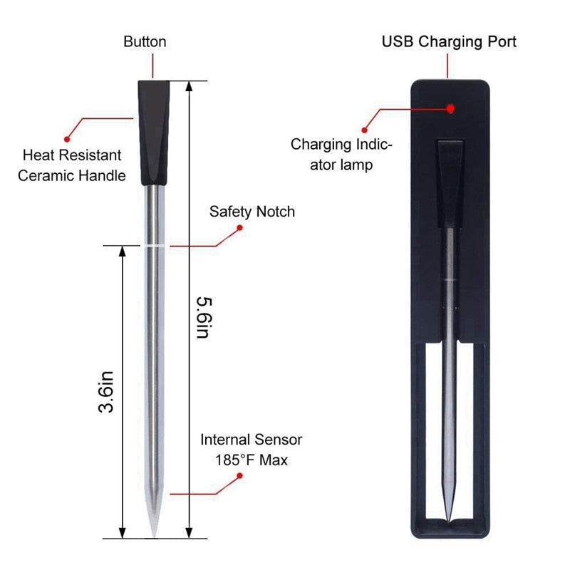 Wireless Meat Food Steak Thermometer