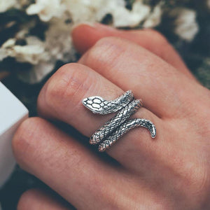 Unisex Snake Ring Vintage Punk Style