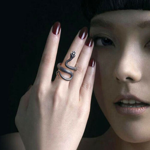 Unisex Snake Ring Vintage Punk Style