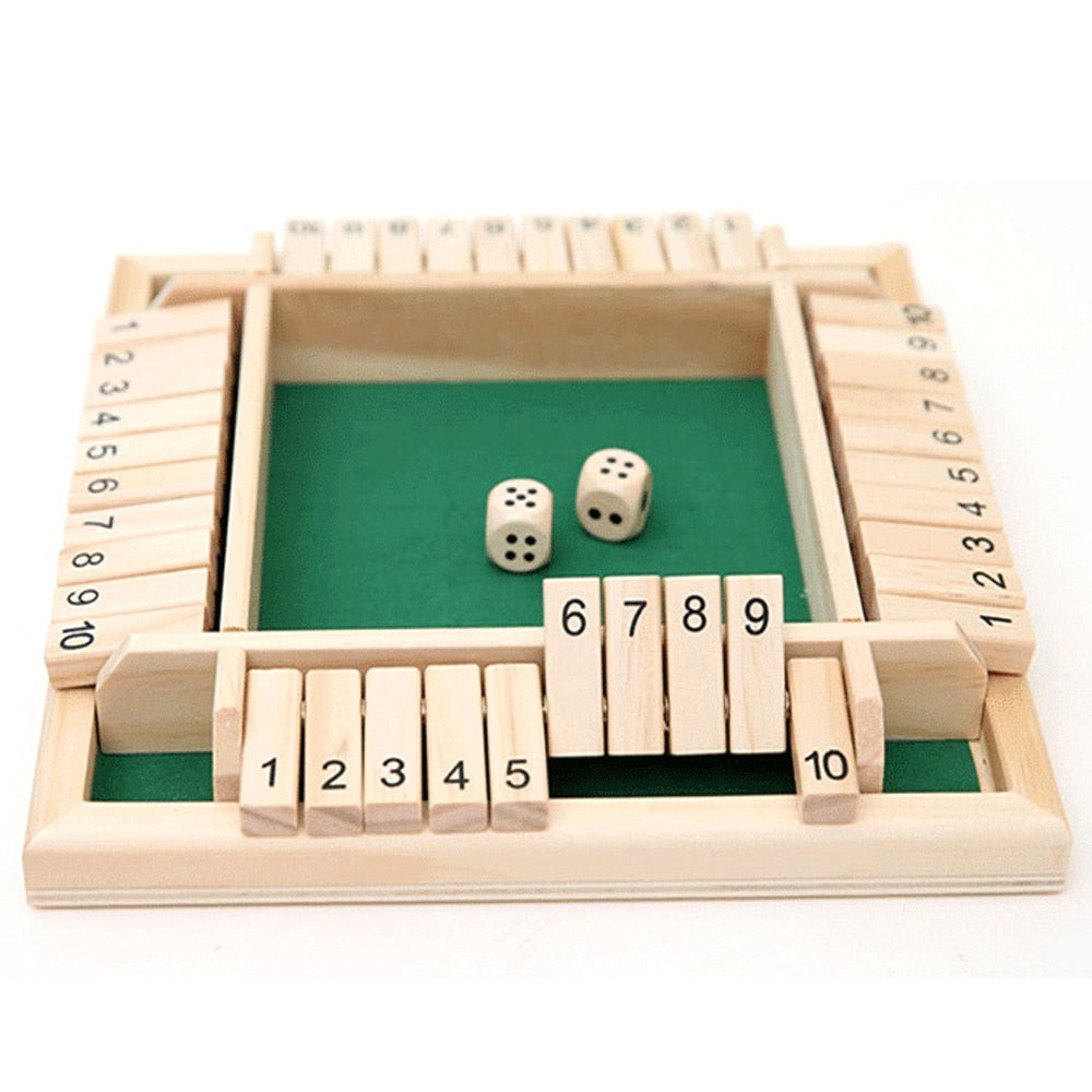 Shut The Box Dice Board Game